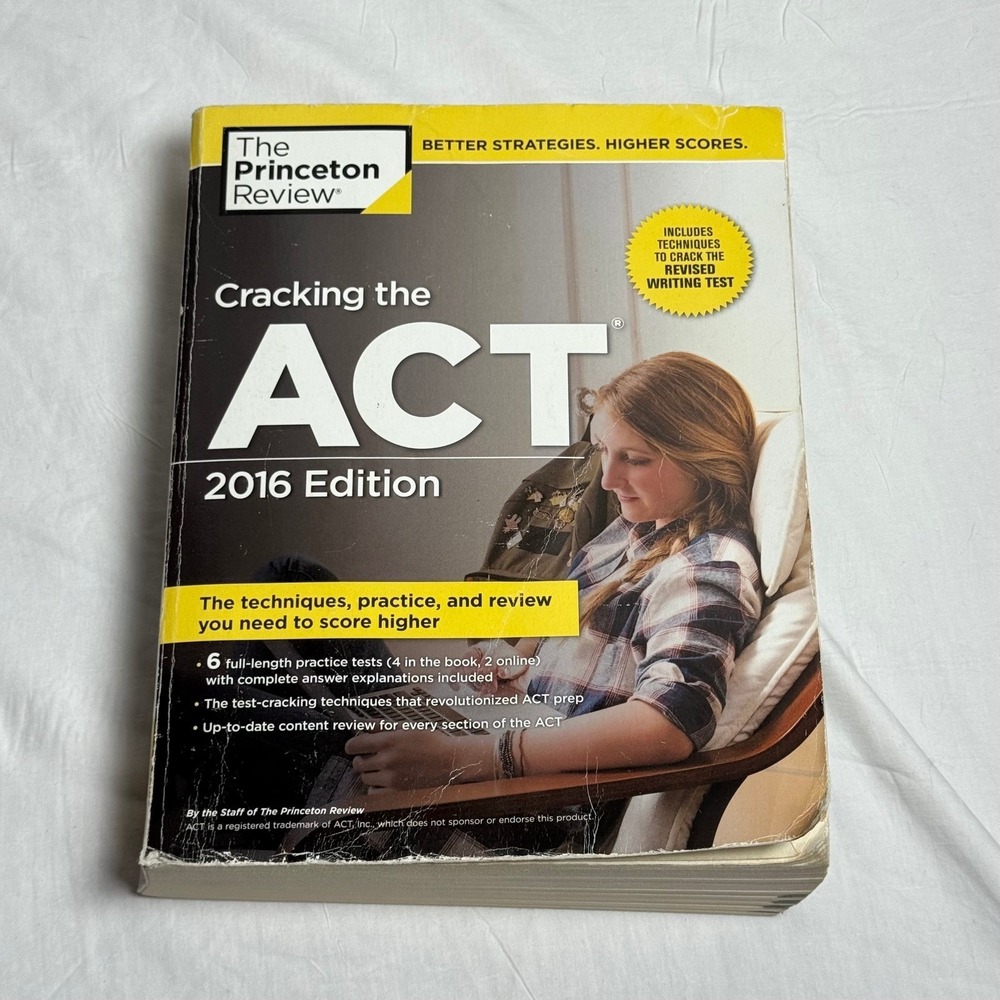 The Princeton Review Cracking the ACT 2016 Edition Students Prep Education